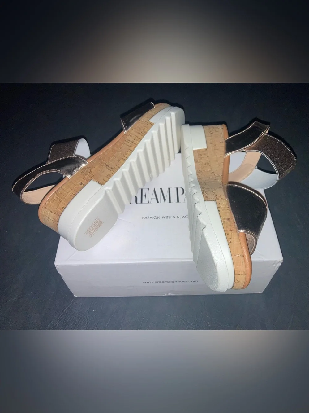Dream Pairs stylish metallic